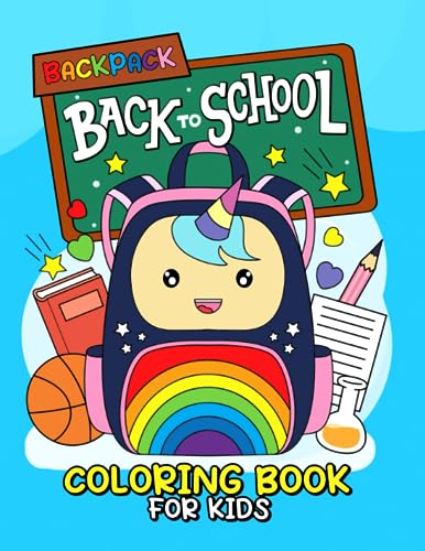 Lily Sally - Backpack coloring book for kids  Colorful Adventures for