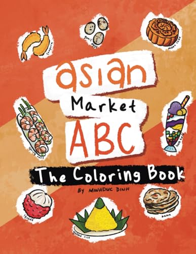 Din - Asian Market ABC   The Coloring Book - New paperback or softback