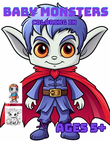 Law - Baby Monsters   coloring in, baby monster, cute, funny, spooky,