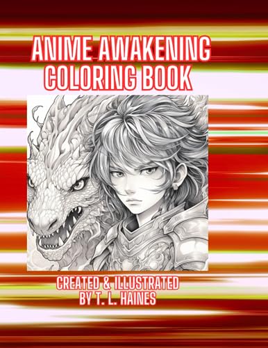 Haines - Anime Awakening Coloring Book - New paperback or softback