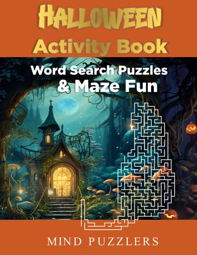 Mind Puzzlers - Halloween Activity Book  A Fun & Brain Stimulating Act