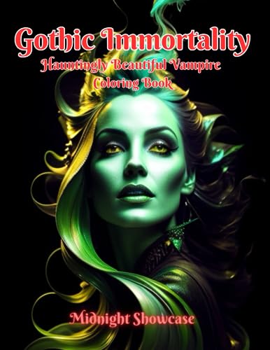 Showcas - Gothic Immortality Hauntingly  Beautiful Vampires Coloring B