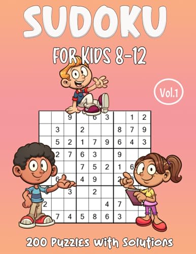 Publishing US - Sudoku for Kids 8-12  200 Puzzles to Challenge Young M