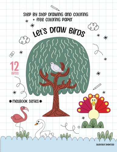 Farahani - DRAW STEP BY STEP : Let's Draw Birds, For Children Ages 3-1
