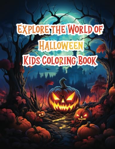 Creations - Explore The World of Hallween Kids Coloring Book - New pap