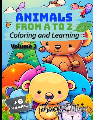 Oliver - ANIMALS - FROM A TO Z - COLORING AND LEARNING!  Volume 2 - Ne