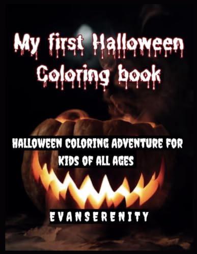 SERENITY - My first Halloween Coloring book for kids  Halloween Colori