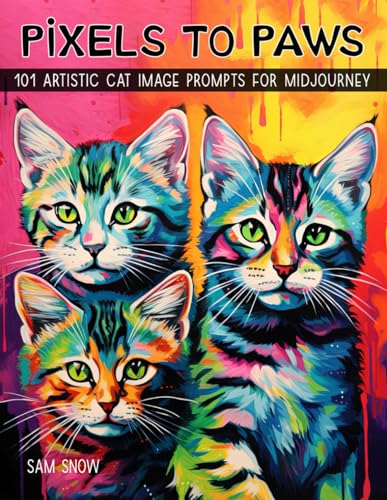 Snow - Pixels to Paws: 101 Artistic Cat Image Prompts for Midjourney -