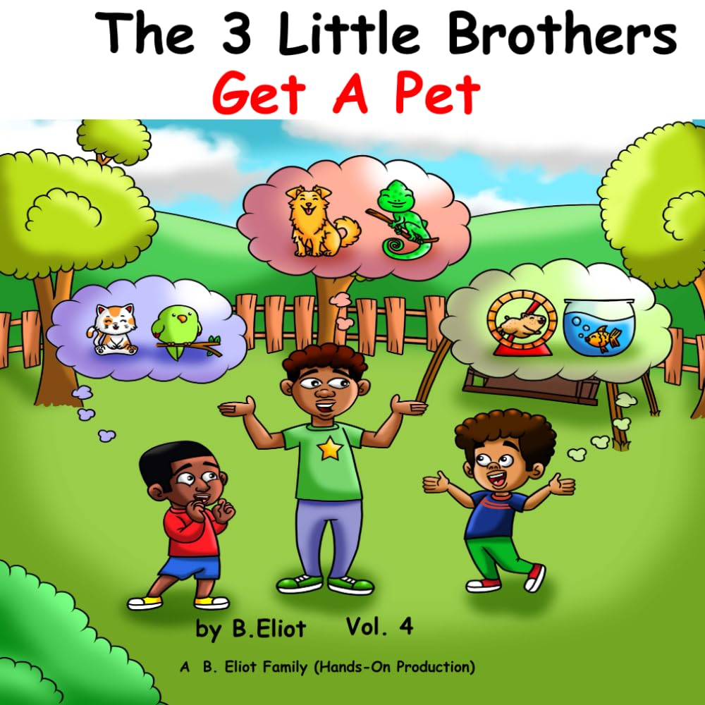 Somervill - 3 Little rothers  Get A Pet - New paperback or softback