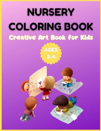 Fletcher - Nursery Coloring Book - Creative Art Book for Kids Ages 3-4