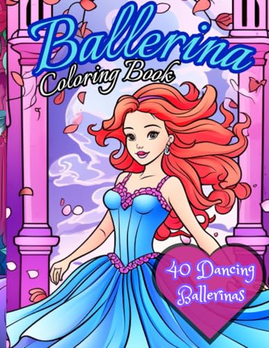 Meppelink - Ballerina Coloring Book  40 Dancers to color  Activity boo