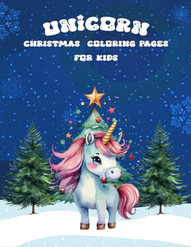 PUBLISH - UNICORN CHRISTMAS COLORING PAGES FOR KIDS  CUTE, FUNNY COLOR