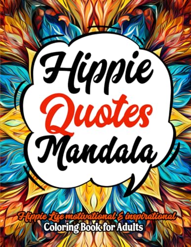Duppress - Mandalas & Mindful Hippie: Stress Relief: Large Print 8.5x1