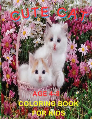 ROBBINS - Cute Cat Coloring Book For Kids: Cat-tastic Creations: Color