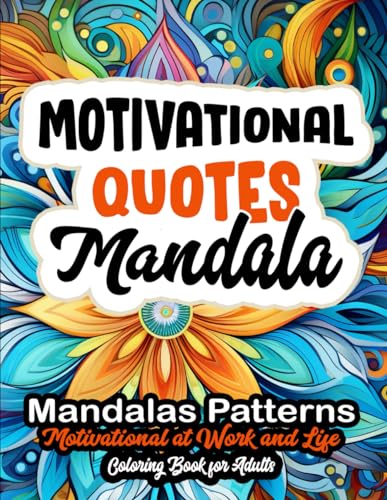 Carolyn2pub - Motivational Quotes Coloring Book  Large Print 8.5x11 -