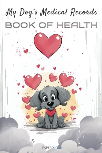 Designs - My Dog's Medical Records  Book of Health - New paperback or