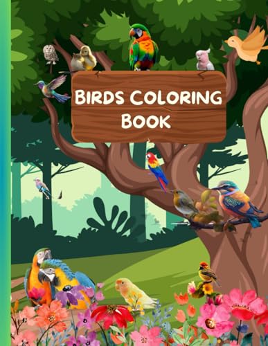 Nakrani - Birds Coloring Book  Fun with Feathers - New paperback or so
