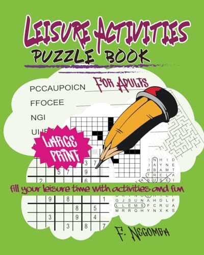 NEGOMBA - LEISURE ACTIVITIES PUZZLE BOOK - New paperback or softback
