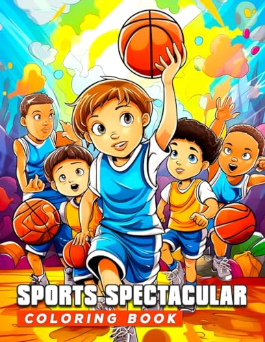 Graham - Sports Spectacular Coloring Book: Explore, Learn and Play - A