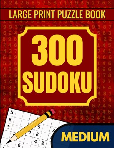 Publishing - 300 Medium Sudoku Puzzles for Adults  Mind Challenging Su