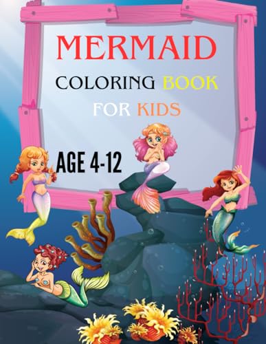 PAUL - Mermaid Coloring Book For Kids  Under the Sea Adventures for Li