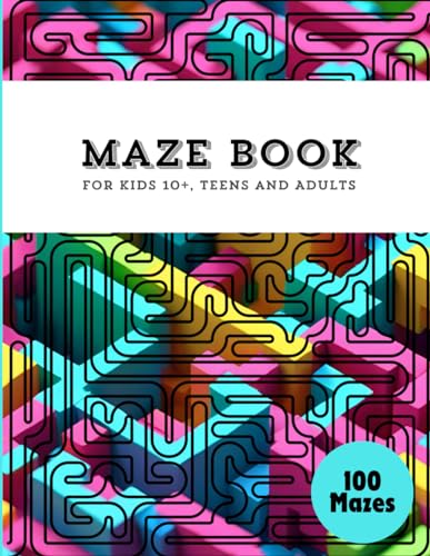 Bernier - Maze Book  For Kids 10+, Teens and Adults - New paperback or