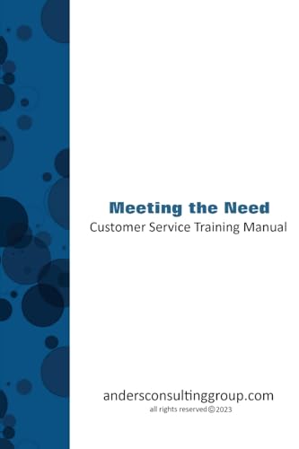 Anders - Meeting The Need Custoemr Service Training Manual - New paper
