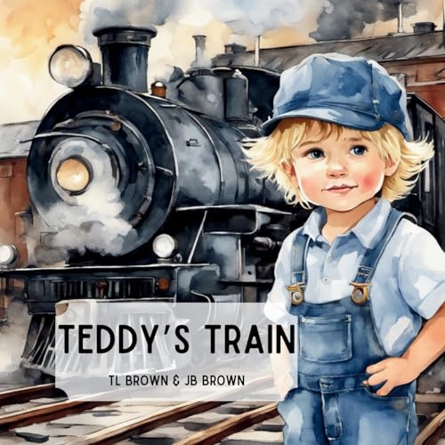 Brown - Teddy's Train - New paperback or softback