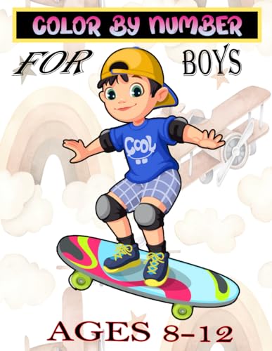 Kothavai - Color By Number For Boys Ages 8-12: Large Print and Easy Co