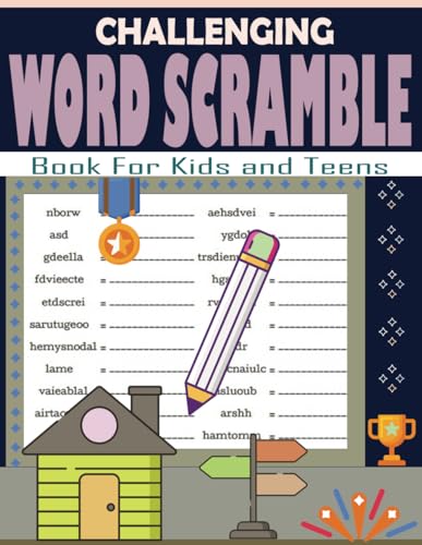 Patowary - Challenging Word Scramble Book For Kids and Teens: Word Bra