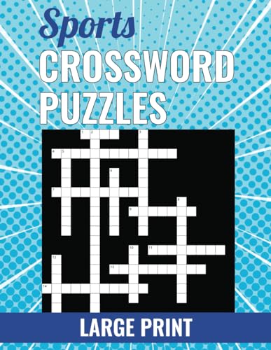 KALEIDOSCOPE LLC - SPORTS CROSSWORD PUZZLES - LARGE PRINT - New paperb