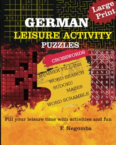 NEGOMBA - GERMAN LEISURE ACTIVITY PUZZLES - New paperback or softback