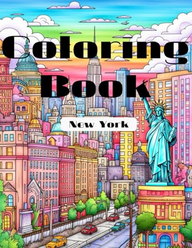Sophi - New York City Coloring Book: For Age 7 and up - New paperback