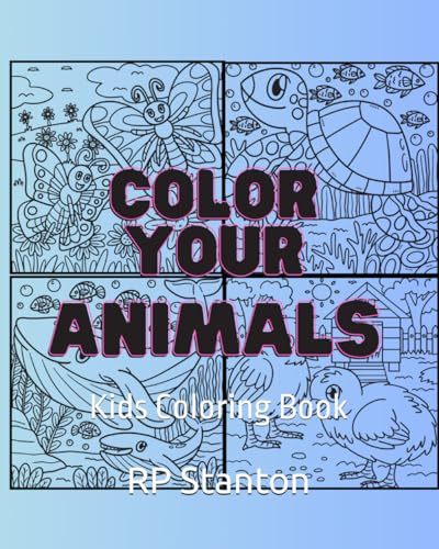 Deen - Color Your Animals: Kids Coloring Book - New paperback or softb