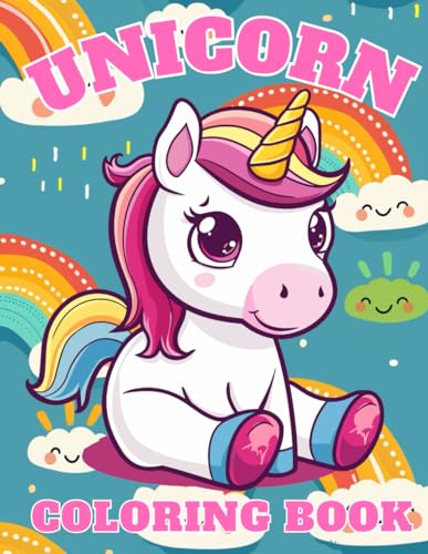 Watt - Unicorn Coloring Book: Magical Coloring Journey for 4-8 Year Ki