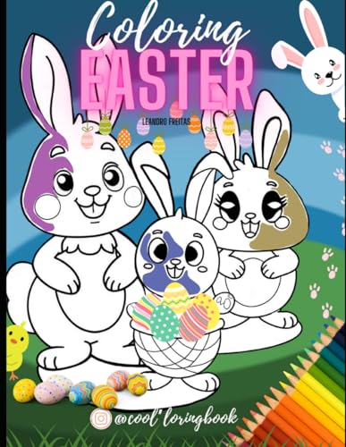 BRUGERE - Coloring Easter: @Cooloringbook - New paperback or softback