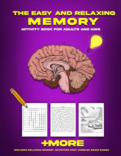 Pub - Easy and Relaxing Memory Activity Book for Adults and Kids: Incl