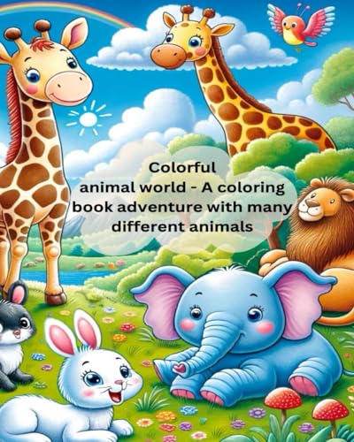 Neubert - Colorful animal world - A coloring book adventure with many