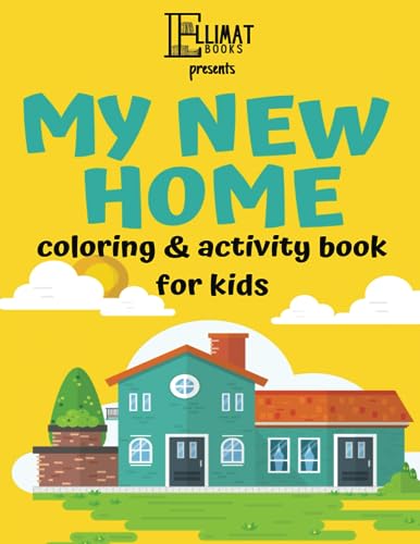 Graff - My New Home  Coloring and Activity Book for Kids - New paperba