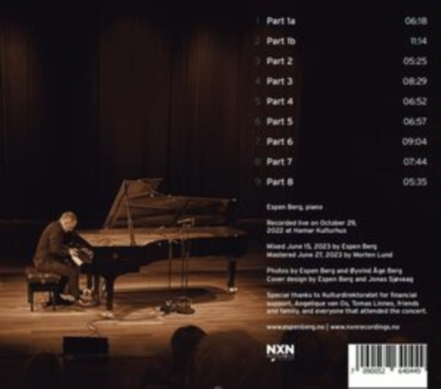 ESPEN BERG - HAMAR CONCERT - CD