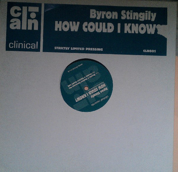 Byron Stingily - How Could I Know? - Used Vinyl Record 12"