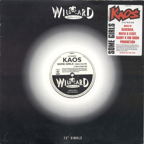 Ultimate Kaos - Some Girls - Used Vinyl Record 12"