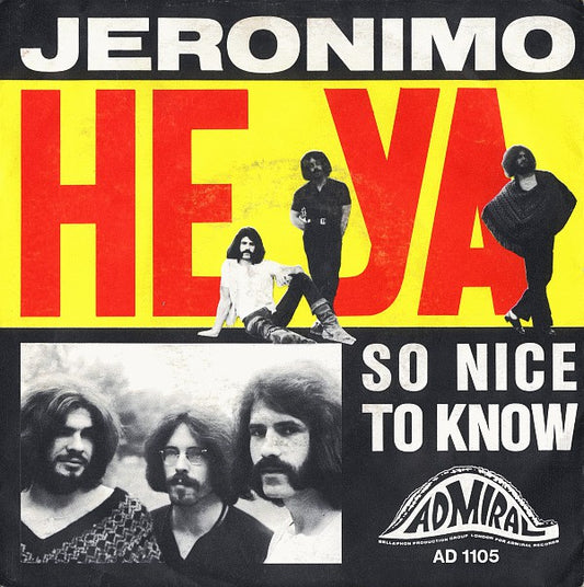 Jeronimo - Heya - Used Vinyl Record 7"