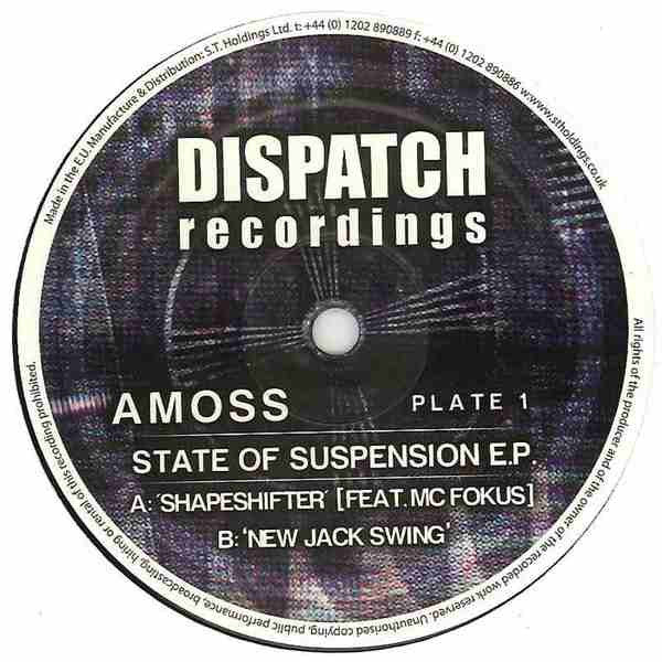 Amoss - State Of Suspension E.P. Plate 1 - New Vinyl Record 12"