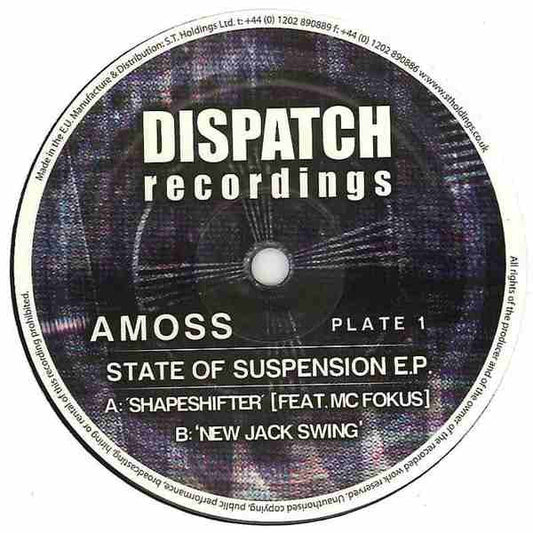 Amoss - State Of Suspension E.P. Plate 1 - New Vinyl Record 12"