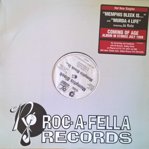 Memphis Bleek - Is... / Murda 4 Life - Used Vinyl Record 12"