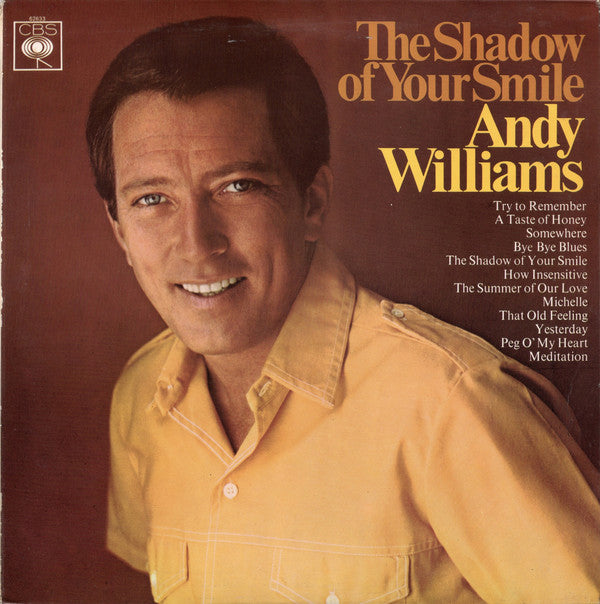 Andy Williams - Shadow Of Your Smile - Used Vinyl Record