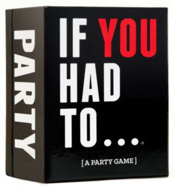 CARD GAME - IF YOU HAD TO - New MERCHANDISE