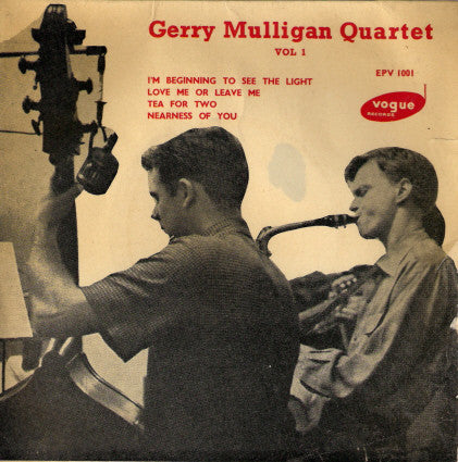 Gerry Mulligan Quart - Vol 1 - Used Vinyl Record 7"