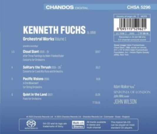ADAM WALKER; SINFONI - KENNETH FUCHS ORCHESTRA WORKS - New CD